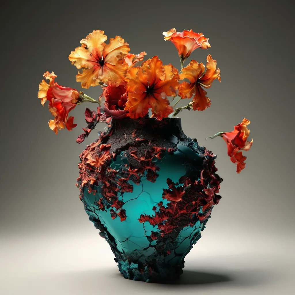 juggernautXL_v9Rundiffusionphoto2-vase with flowers art by Alberto Seveso with-1-Time_20240630235202